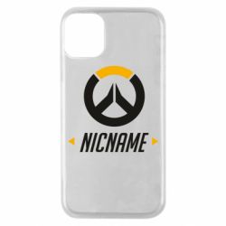 Чехол для iPhone 11 Pro Your Nickname Overwatch - PrintSalon
