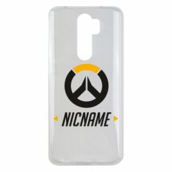 Чехол для Xiaomi Redmi Note 8 Pro Your Nickname Overwatch - PrintSalon