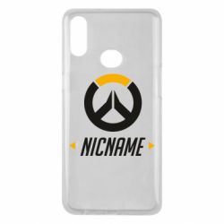 Чехол для Samsung A10s Your Nickname Overwatch - PrintSalon