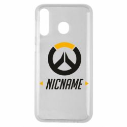 Чехол для Samsung M30 Your Nickname Overwatch - PrintSalon
