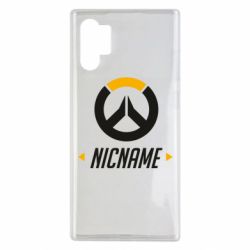 Чехол для Samsung Note 10 Plus Your Nickname Overwatch - PrintSalon