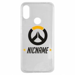 Чехол для Xiaomi Redmi Note 7 Your Nickname Overwatch - PrintSalon