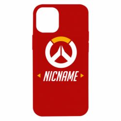 Чехол для iPhone 12 mini Your Nickname Overwatch - PrintSalon
