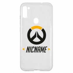 Чехол для Samsung A11/M11 Your Nickname Overwatch - PrintSalon