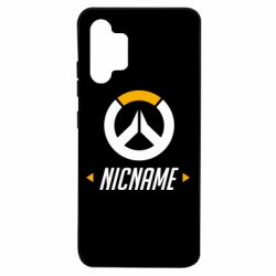Чехол для Samsung A32 4G Your Nickname Overwatch - PrintSalon