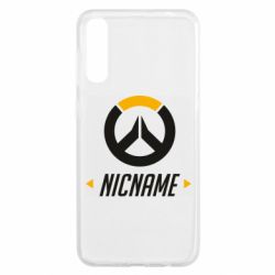 Чехол для Samsung A50 Your Nickname Overwatch - PrintSalon