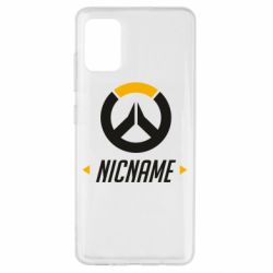 Чехол для Samsung A51 Your Nickname Overwatch - PrintSalon
