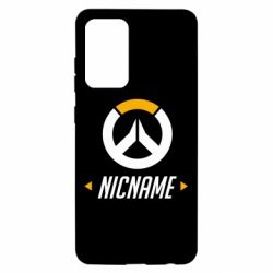 Чехол для Samsung A52 5G Your Nickname Overwatch - PrintSalon