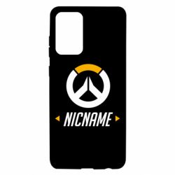 Чехол для Samsung A72 5G Your Nickname Overwatch - PrintSalon