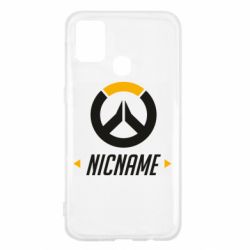 Чехол для Samsung M31 Your Nickname Overwatch - PrintSalon