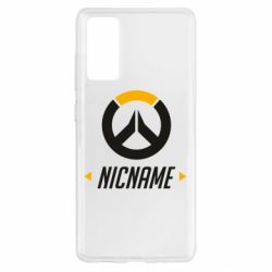 Чехол для Samsung S20 FE Your Nickname Overwatch - PrintSalon