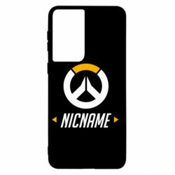 Чехол для Samsung S21 Your Nickname Overwatch - PrintSalon