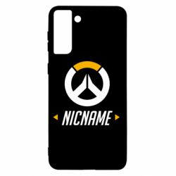 Чехол для Samsung S21+ Your Nickname Overwatch - PrintSalon