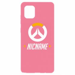 Чехол для Samsung Note 10 Lite Your Nickname Overwatch - PrintSalon
