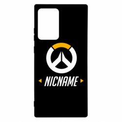 Чехол для Samsung Note 20 Ultra Your Nickname Overwatch - PrintSalon
