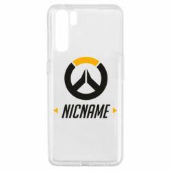 Чехол для Oppo A91/Reno3 Your Nickname Overwatch - PrintSalon