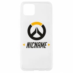 Чехол для Oppo A92s Your Nickname Overwatch - PrintSalon