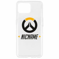 Чехол для Oppo Reno 4 Lite Your Nickname Overwatch - PrintSalon