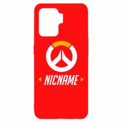 Чехол для Oppo Reno 5 Lite Your Nickname Overwatch - PrintSalon