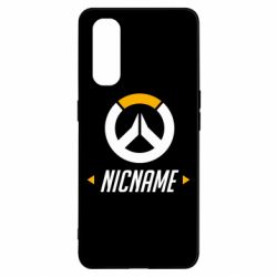 Чехол для Oppo Find X2 Your Nickname Overwatch - PrintSalon