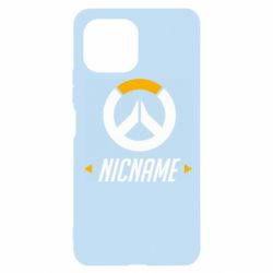 Чехол для Xiaomi Mi11 Lite Your Nickname Overwatch - PrintSalon