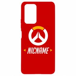Чехол для Xiaomi Redmi Note 10 Pro Your Nickname Overwatch - PrintSalon