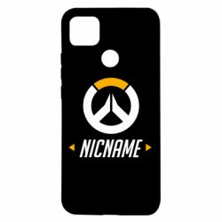 Чехол для Xiaomi Redmi 9c Your Nickname Overwatch - PrintSalon