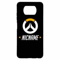 Чехол для Xiaomi Poco X3 Your Nickname Overwatch - PrintSalon