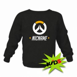 Детский свитшот Your Nickname Overwatch - PrintSalon