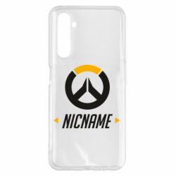 Чехол для Realme 6 Pro Your Nickname Overwatch - PrintSalon