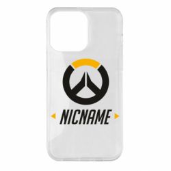 Чехол для iPhone 14 Pro Max Your Nickname Overwatch - PrintSalon