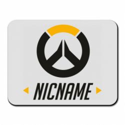 Коврик для мыши Your Nickname Overwatch - PrintSalon