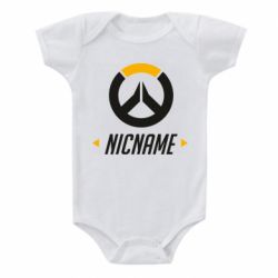Детский бодик Your Nickname Overwatch - PrintSalon