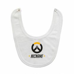 Слюнявчик  Your Nickname Overwatch - PrintSalon