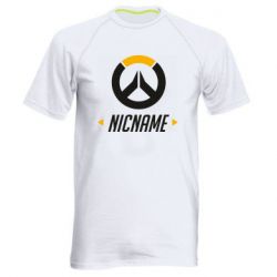 Мужская футболка для спорта Your Nickname Overwatch - PrintSalon
