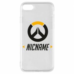 Чехол для iPhone 7 Your Nickname Overwatch - PrintSalon