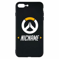 Чехол для iPhone 7 Plus Your Nickname Overwatch - PrintSalon