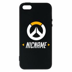 Чехол для iPhone5/5S/SE Your Nickname Overwatch - PrintSalon