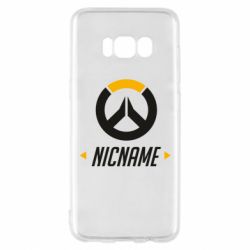 Чехол для Samsung S8 Your Nickname Overwatch - PrintSalon