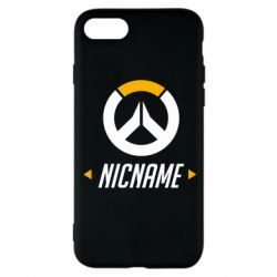 Чехол для iPhone 8 Your Nickname Overwatch - PrintSalon