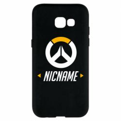 Чехол для Samsung A5 2017 Your Nickname Overwatch - PrintSalon