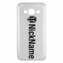 Чехол для Samsung J3 2016 Your nickname World of Tanks - PrintSalon