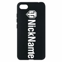 Чехол для Xiaomi Redmi 6A Your nickname World of Tanks - PrintSalon