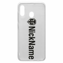 Чехол для Samsung A30 Your nickname World of Tanks - PrintSalon