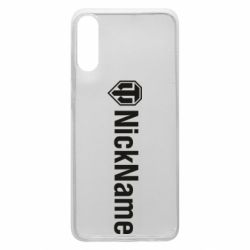 Чехол для Samsung A70 Your nickname World of Tanks - PrintSalon