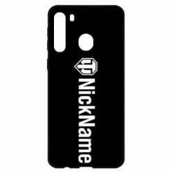 Чехол для Samsung A21 Your nickname World of Tanks - PrintSalon