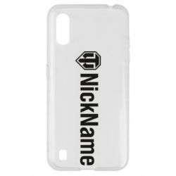 Чехол для Samsung A01/M01 Your nickname World of Tanks - PrintSalon