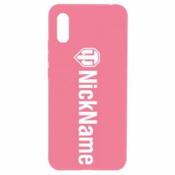 Чехол для Xiaomi Redmi 9a Your nickname World of Tanks - PrintSalon