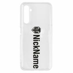 Чехол для Realme 6 Your nickname World of Tanks - PrintSalon