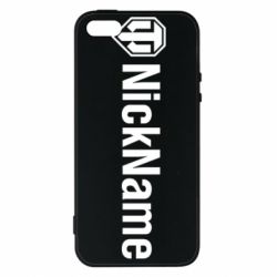 Чехол для iPhone5/5S/SE Your nickname World of Tanks - PrintSalon